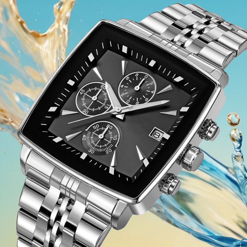 📢📢70 % DE RÉDUCTION !!! ✨Montre à quartz multifonctionnelle étanche pour hommes