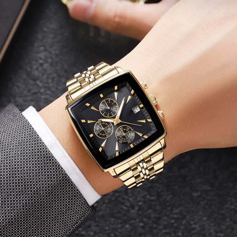 📢📢70 % DE RÉDUCTION !!! ✨Montre à quartz multifonctionnelle étanche pour hommes