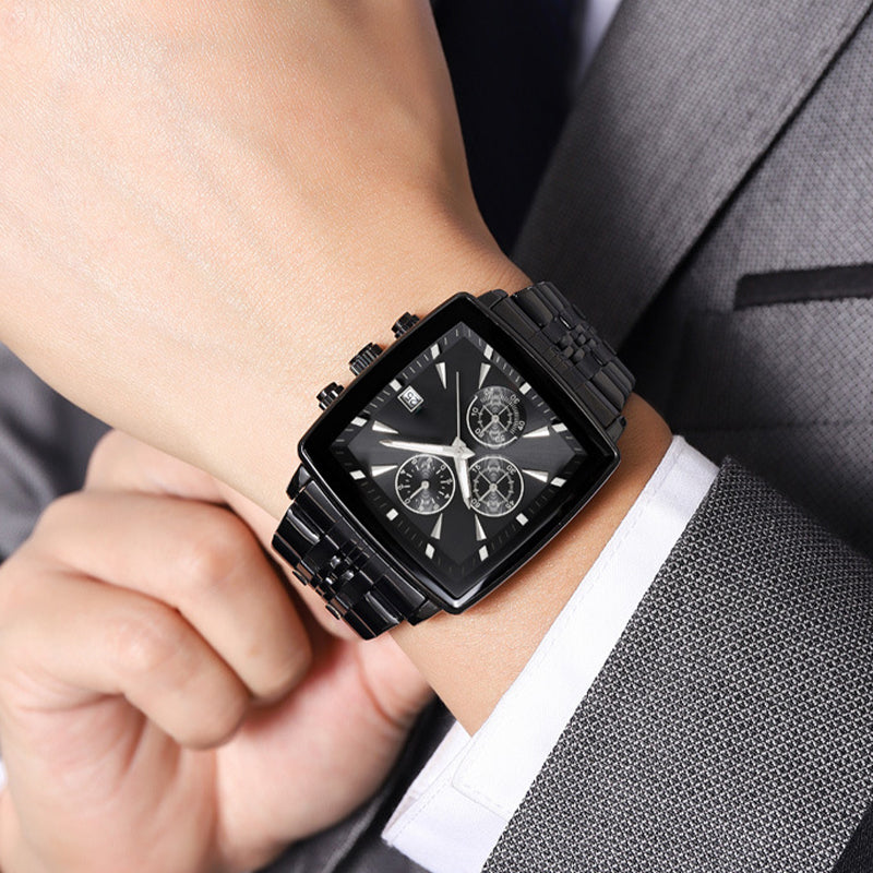 📢📢70 % DE RÉDUCTION !!! ✨Montre à quartz multifonctionnelle étanche pour hommes