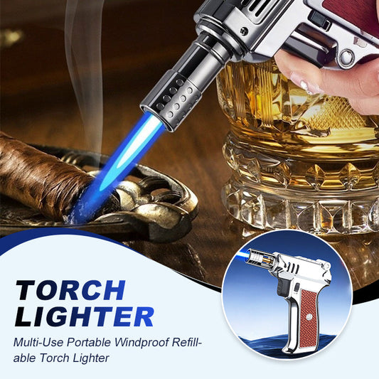🔥Briquet Torche Rechargeable Portable Anti-Vent Multi-Usages
