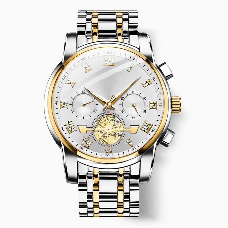 💎Montre Homme Luxe Dodécagone Quartz Nouvelle Multifonction