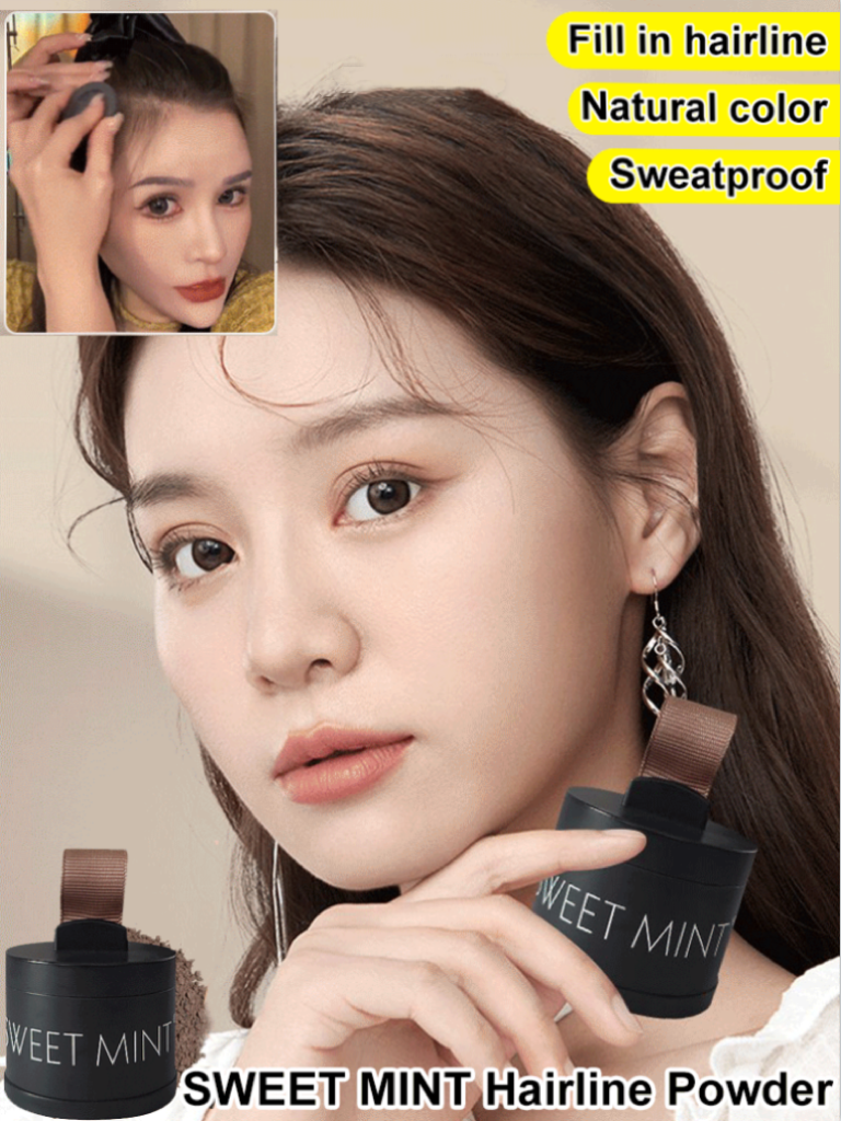 Poudre d'ombre en poudre pour cheveux