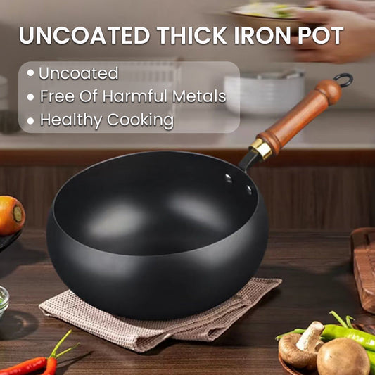 🔥Vente chaude 50% de réduction🔥Pot en fer épais non revêtu