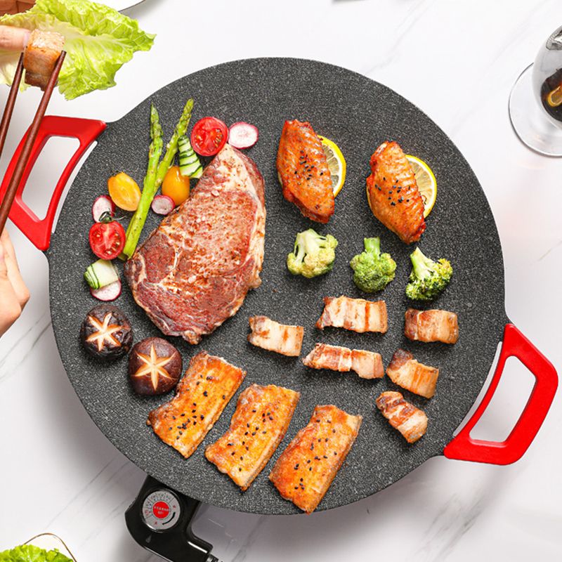🔥Planche à griller électrique d'intérieur antiadhésive🍳