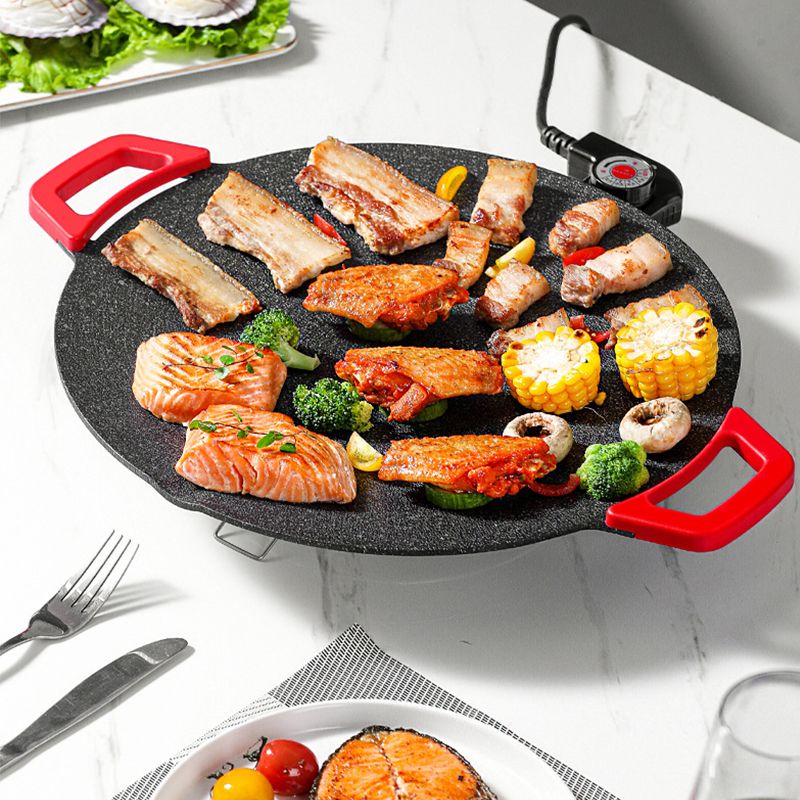 🔥Planche à griller électrique d'intérieur antiadhésive🍳