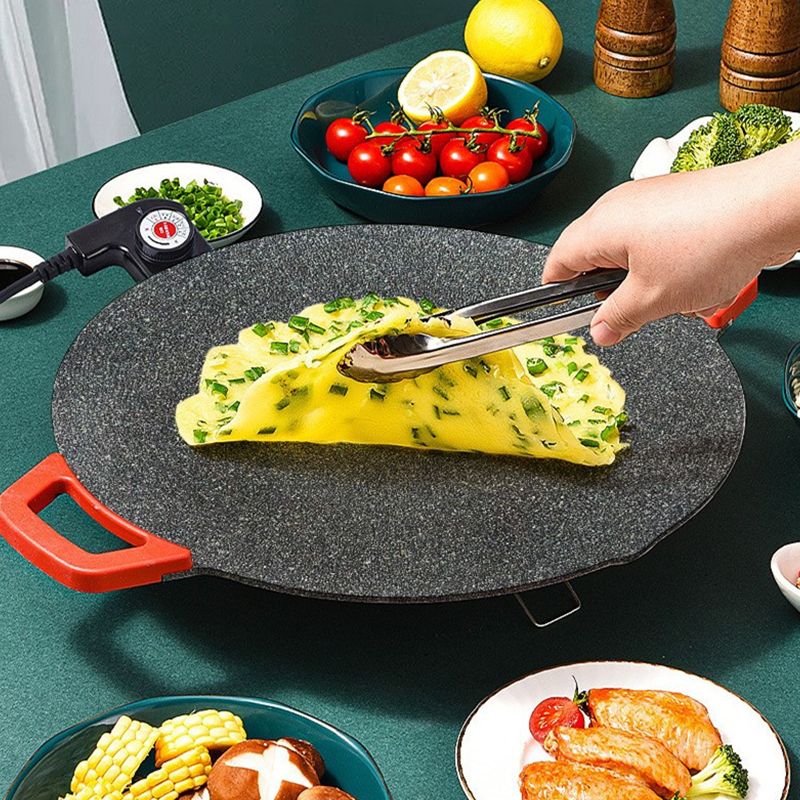 🔥Planche à griller électrique d'intérieur antiadhésive🍳