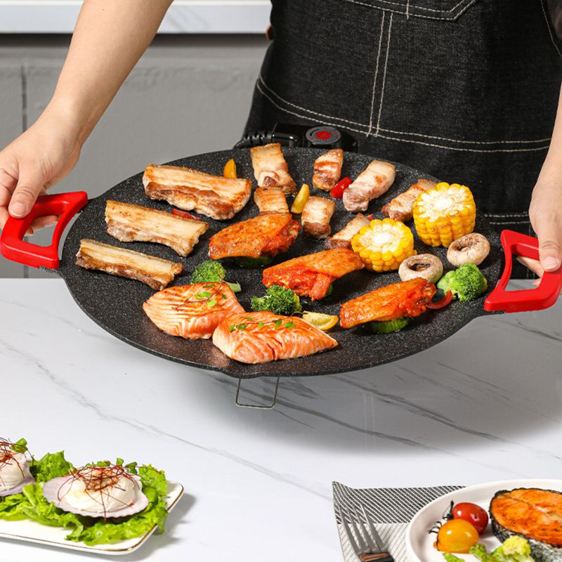 🔥Planche à griller électrique d'intérieur antiadhésive🍳