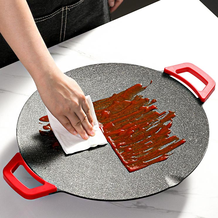 🔥Planche à griller électrique d'intérieur antiadhésive🍳