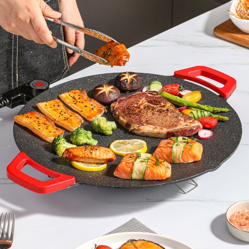 🔥Planche à griller électrique d'intérieur antiadhésive🍳