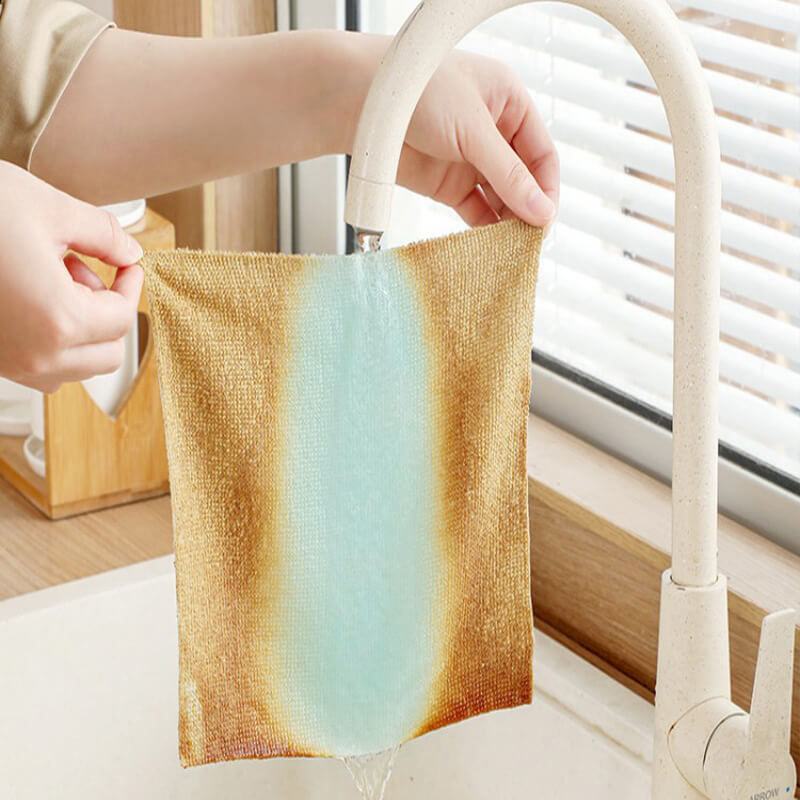 Essuie-Tout Réutilisables en Microfibre - Boîte de 20 Pièces Lavables et Écologiques