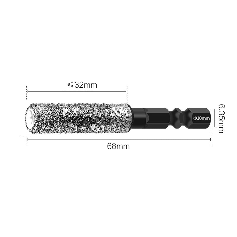 🔥 Foret à braser hexagonal 2 en 1 pour perçage à sec, ouvre-trou spécialisé