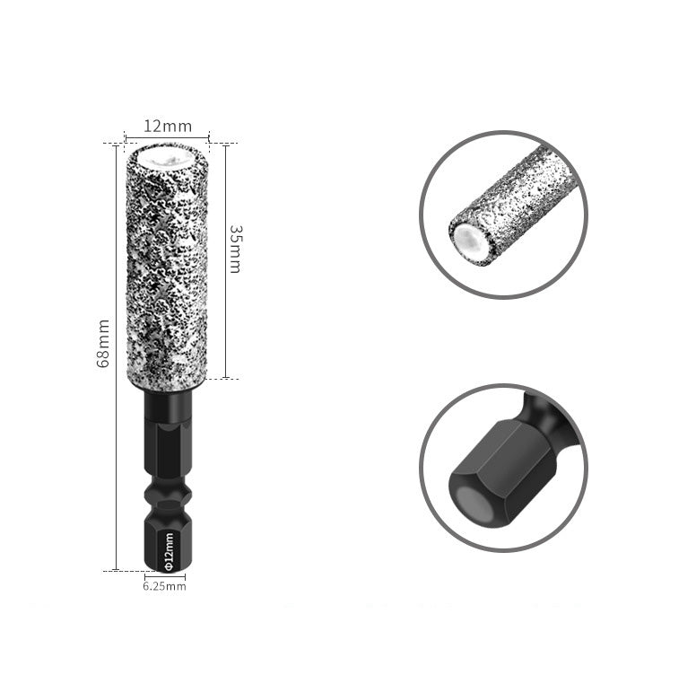 🔥 Foret à braser hexagonal 2 en 1 pour perçage à sec, ouvre-trou spécialisé