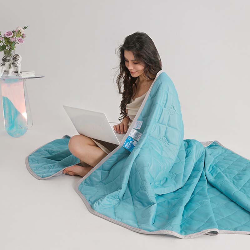 📢📢50 % DE RÉDUCTION❄️Couette d'été rafraîchissante, imprimée, lavable et respirante💤