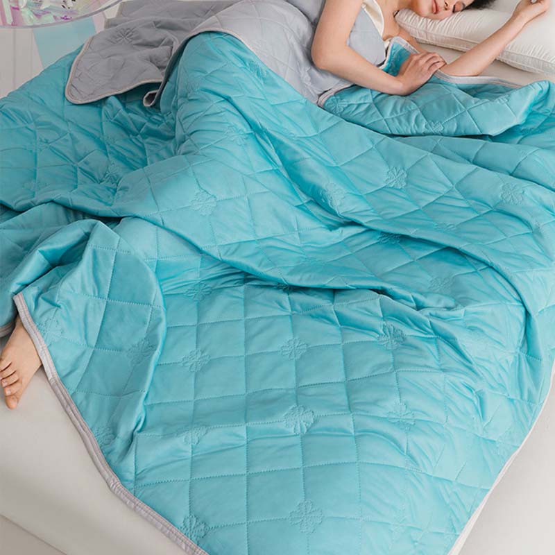 📢📢50 % DE RÉDUCTION❄️Couette d'été rafraîchissante, imprimée, lavable et respirante💤
