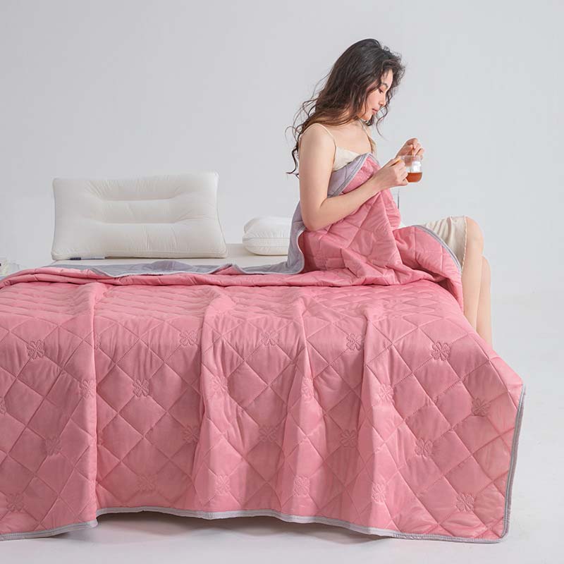 📢📢50 % DE RÉDUCTION❄️Couette d'été rafraîchissante, imprimée, lavable et respirante💤
