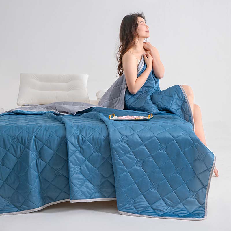 📢📢50 % DE RÉDUCTION❄️Couette d'été rafraîchissante, imprimée, lavable et respirante💤