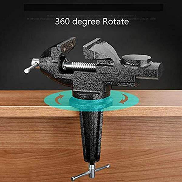🔥 50% DE RÉDUCTION ! 🔧 Étau Mini Universel Haute Performance – Fonte Trempée – Rotation 360° & Mâchoires 63 mm for Atelier & Bricolage
