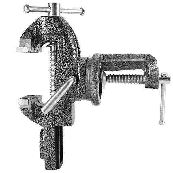 🔥 50% DE RÉDUCTION ! 🔧 Étau Mini Universel Haute Performance – Fonte Trempée – Rotation 360° & Mâchoires 63 mm for Atelier & Bricolage