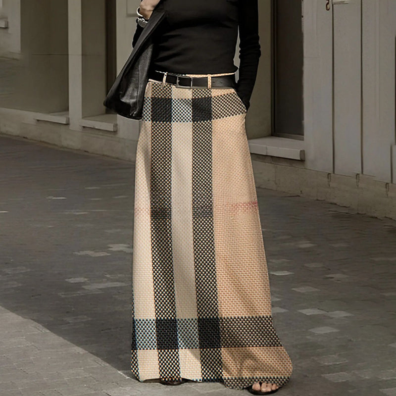 🎀Jupe longue rétro fluide en mousseline pour femme - Style romantique et élégant
