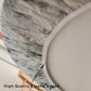 Nappe Ronde Ajustée à Motif Marbre avec Bords Élastiques
