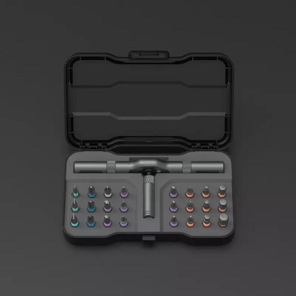 Jeu de Tournevis à Cliquet Multi-usages 24 en 1
