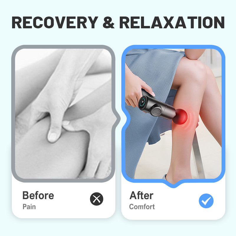 💥Masseur portable pour tissus profonds avec 6 vitesses & 8 têtes🎁