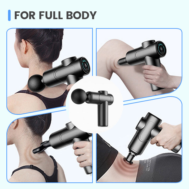 💥Masseur portable pour tissus profonds avec 6 vitesses & 8 têtes🎁
