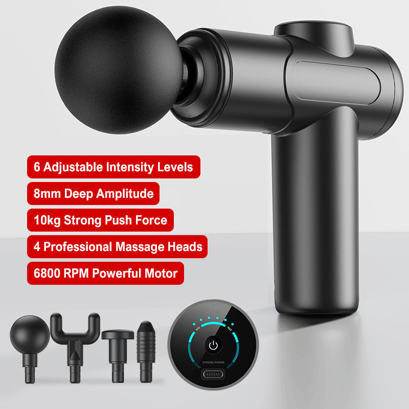 💥Masseur portable pour tissus profonds avec 6 vitesses & 8 têtes🎁