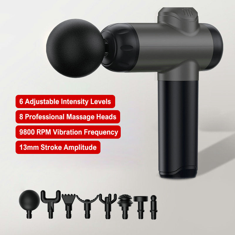 💥Masseur portable pour tissus profonds avec 6 vitesses & 8 têtes🎁