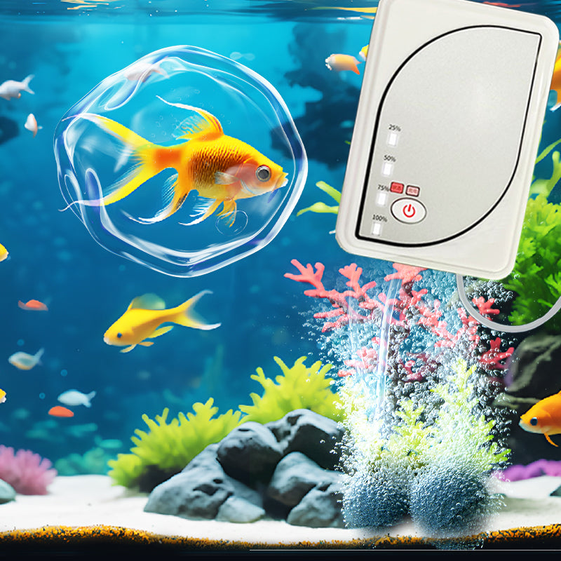 🐠Prix réduit pour une durée limitée - Pompe à air pour aquarium silencieuse et puissante avec double mode