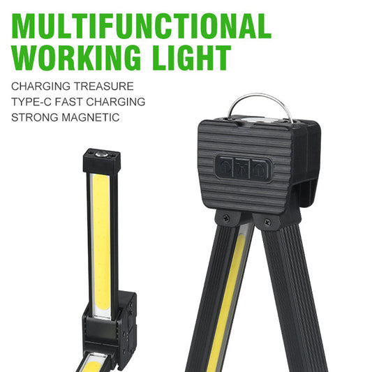 Lampe de travail COB pliable multifonctionnelle