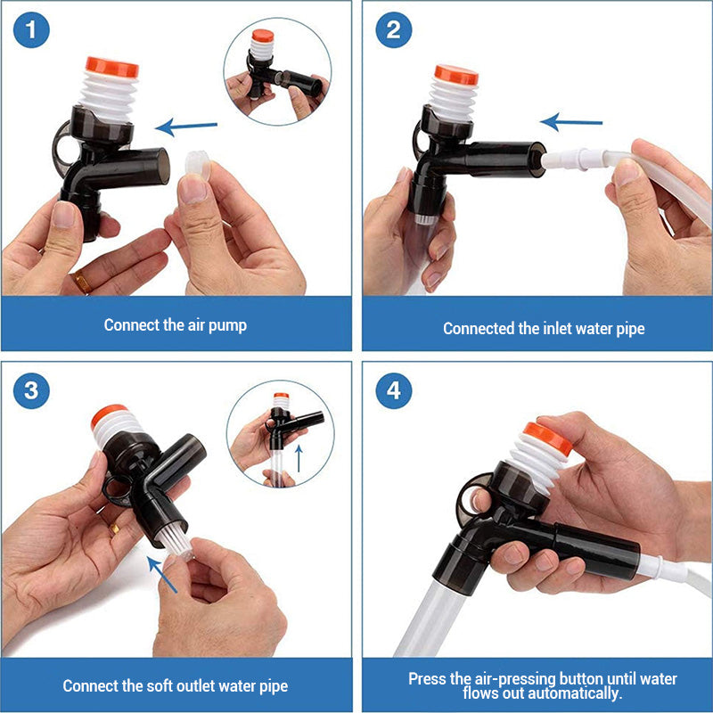 Kit de Nettoyage de Gravier pour Aquarium pour Changement d'Eau