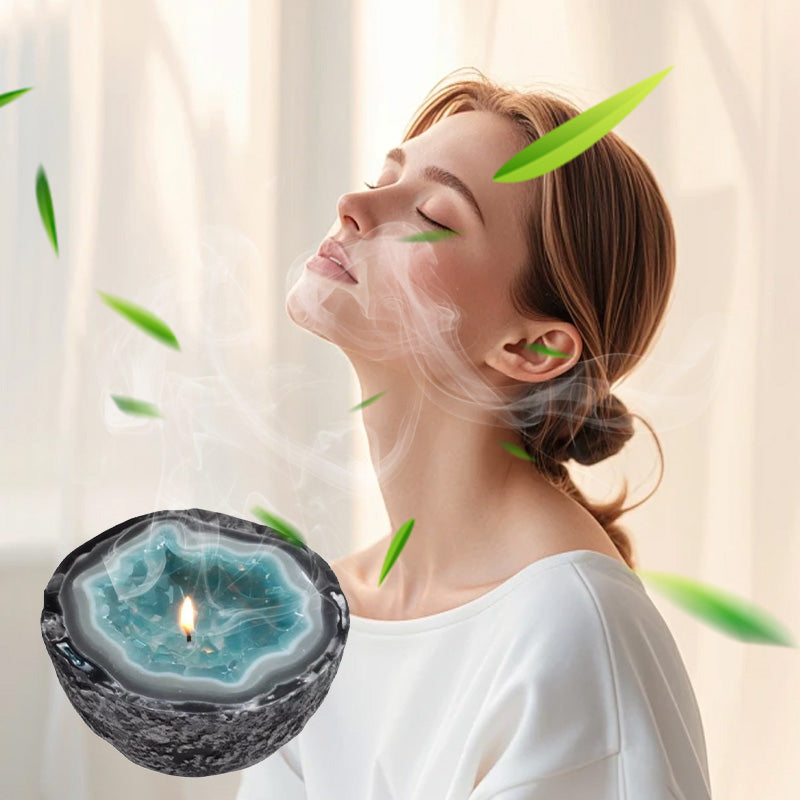 🎁Idée cadeau Vente exceptionnelle 50 % de réduction🔥Bougie aromathérapie multicolore vintage créative