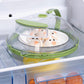 💎 Couvercle Transparent Anti-Éclaboussures pour Micro-ondes – Poignée Ergonomique, Réservoir d’Eau & Évent 360° 🔥🍲