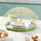 💎 Couvercle Transparent Anti-Éclaboussures pour Micro-ondes – Poignée Ergonomique, Réservoir d’Eau & Évent 360° 🔥🍲