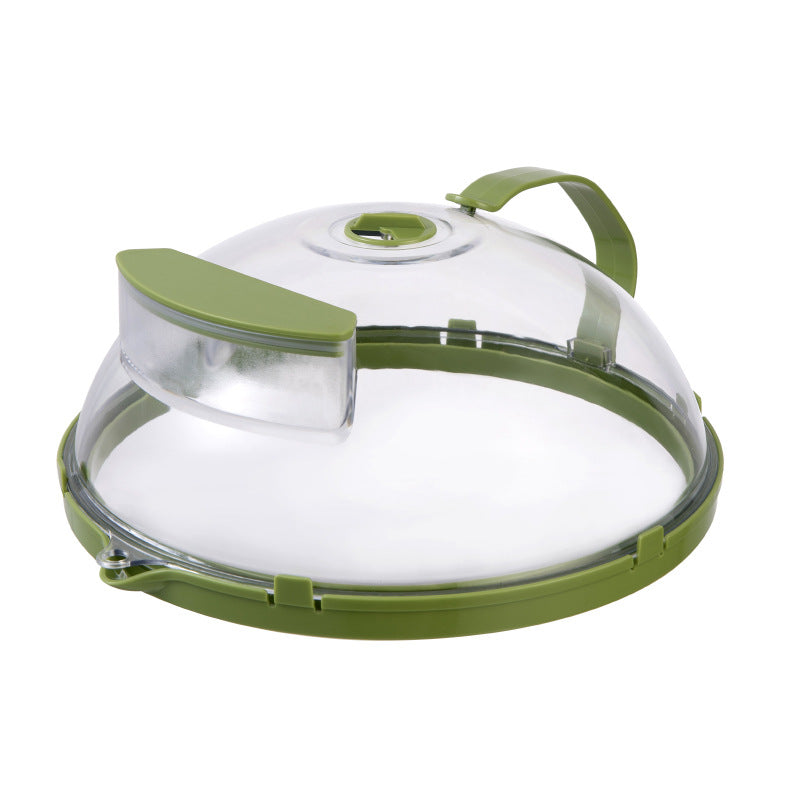 💎 Couvercle Transparent Anti-Éclaboussures pour Micro-ondes – Poignée Ergonomique, Réservoir d’Eau & Évent 360° 🔥🍲