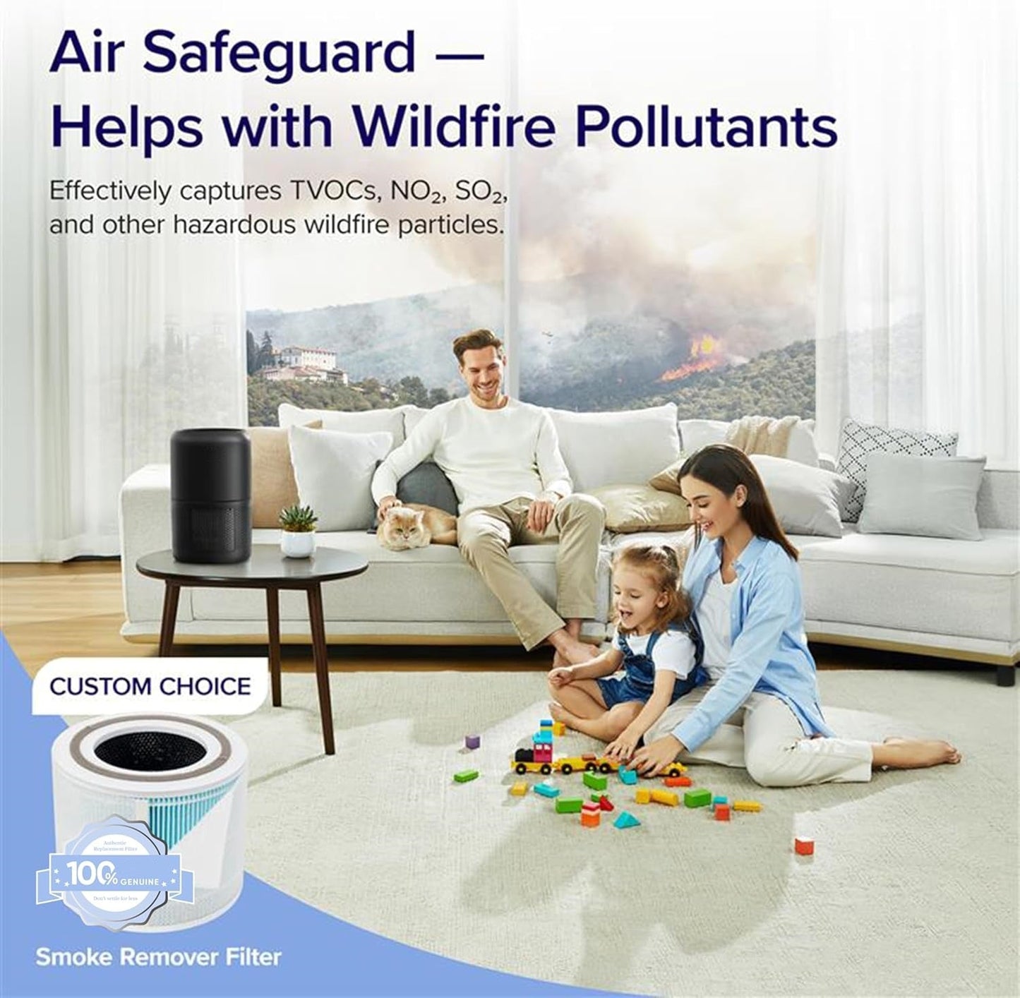💦Purificateur d'air intelligent pour la maison