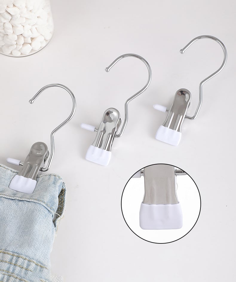 📢📢3 dernières heures : Grande vente⏰⏰Crochets/clips de suspension en acier inoxydable