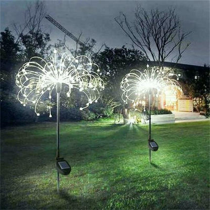 💎 50% DE RÉDUCTION ! 💎 Lampe Solaire « Feu d’Artifice » Étanche IP65 – 90 LED, 2 Modes & Installation Sans Fil pour Jardin, Pelouse ou Piscine 🌟🎆
