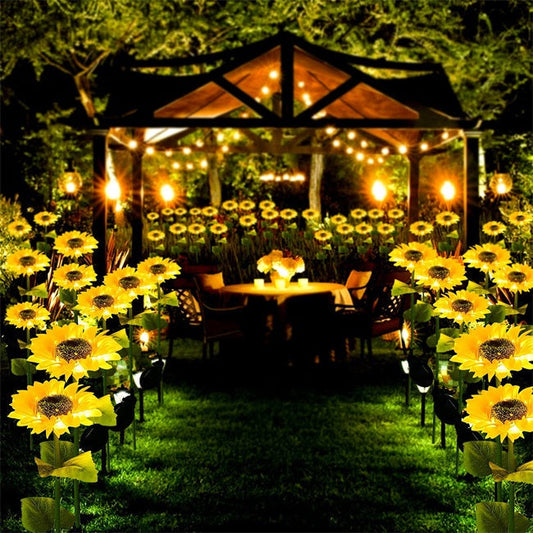 🌻 50 % DE RÉDUCTION EN CE MOMENT ! 🌞 Lampe de jardin à énergie solaire en forme de tournesol – Éclairage LED et design réaliste ✨