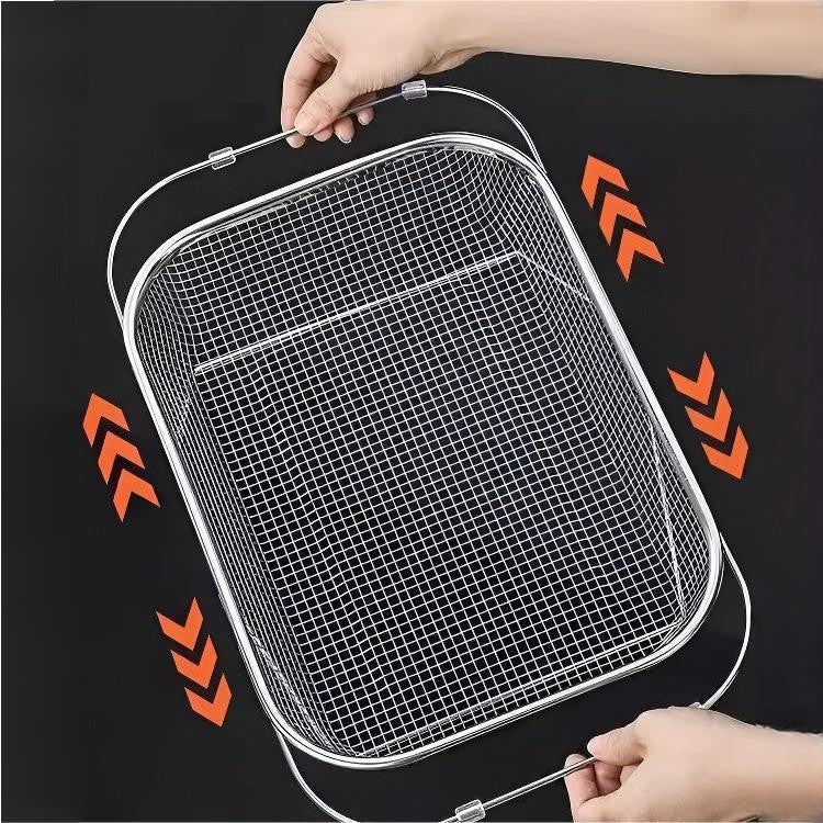 ✨Panier d'asphalte domestique en acier inoxydable✨