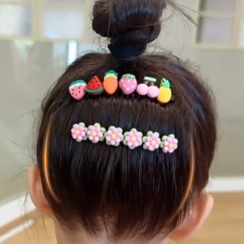Pince à cheveux mignonne de dessin animé pour les jeunes filles