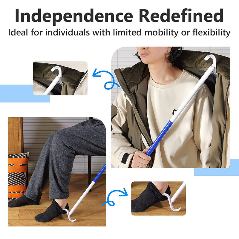 📢Chausse-pied long réglable avec tire✨