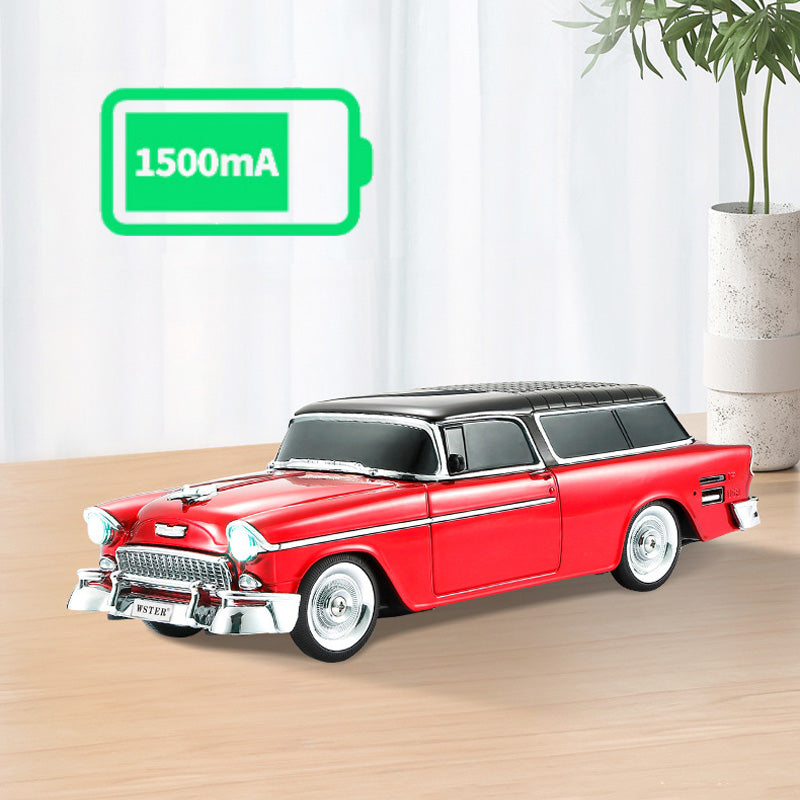 ✨Modèle de voiture rétro Haut-parleur Bluetooth sans fil