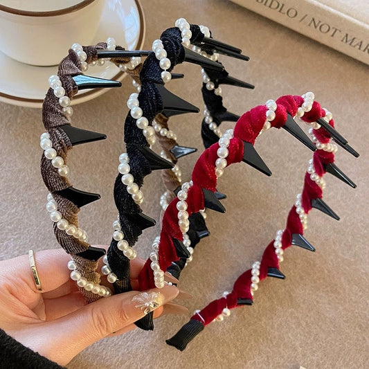 🔥Bandeau Perles Artificielles Vintage