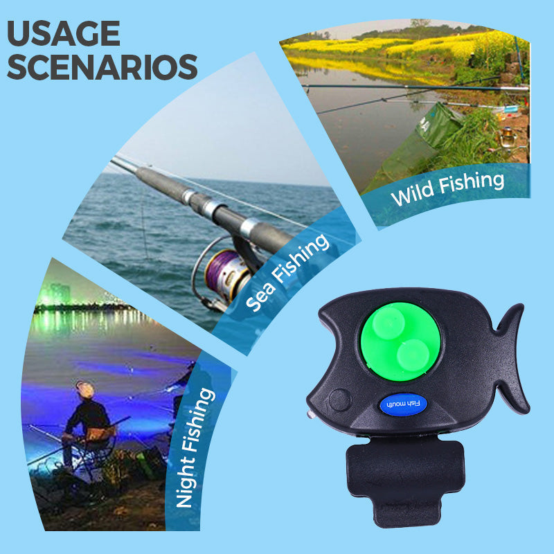 Alarme Sonore et Lumineuse avec Vision Nocturne en Forme de Poisson