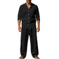 📢📢50 % DE RÉDUCTION !! ⏰Ensemble chemise et pantalon pour homme – Style décontracté, lin respirant, coupe ample
