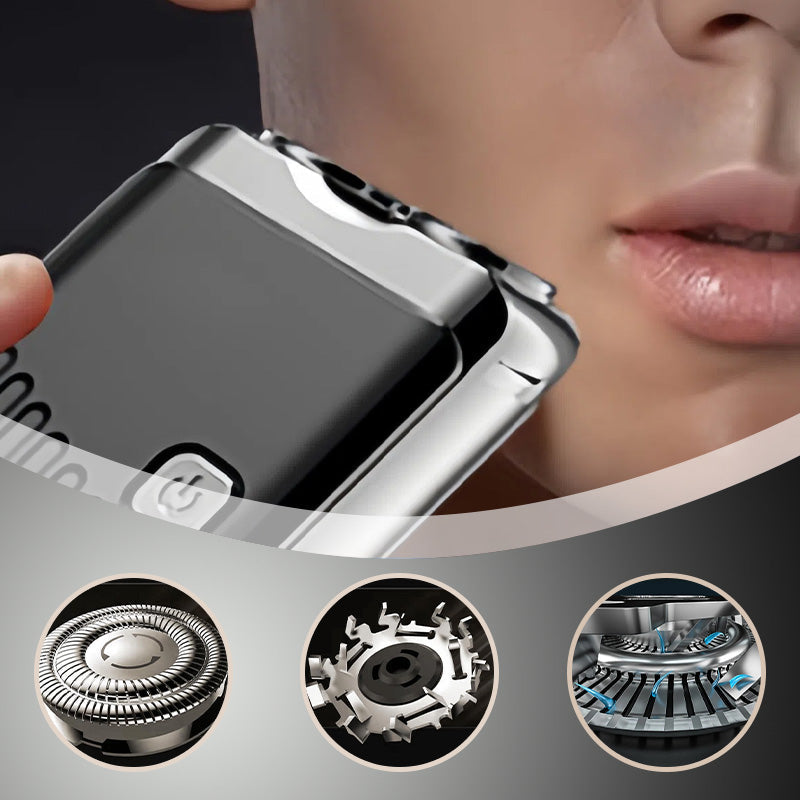 💥50% DE RÉDUCTION💈Mini Rasoir Électrique pour Hommes🎁Votre rasage parfait✨