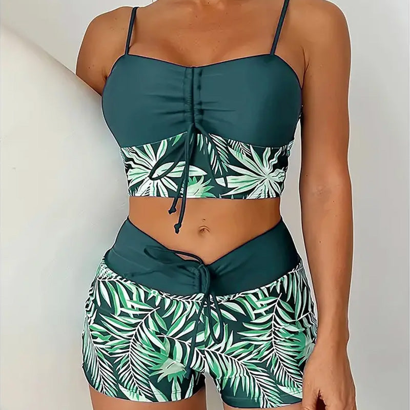 👙 Offre spéciale à durée limitée💞 Ensemble maillot de bain deux pièces imprimé – Nouveau design 2026 – Tissu extensible, séchage rapide – parfait pour la plage ou la piscine – look tendance et confortable ☀️🌊