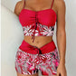👙 Offre spéciale à durée limitée💞 Ensemble maillot de bain deux pièces imprimé – Nouveau design 2026 – Tissu extensible, séchage rapide – parfait pour la plage ou la piscine – look tendance et confortable ☀️🌊